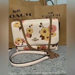 Coach Klare Crossbody spring poppy floral purse